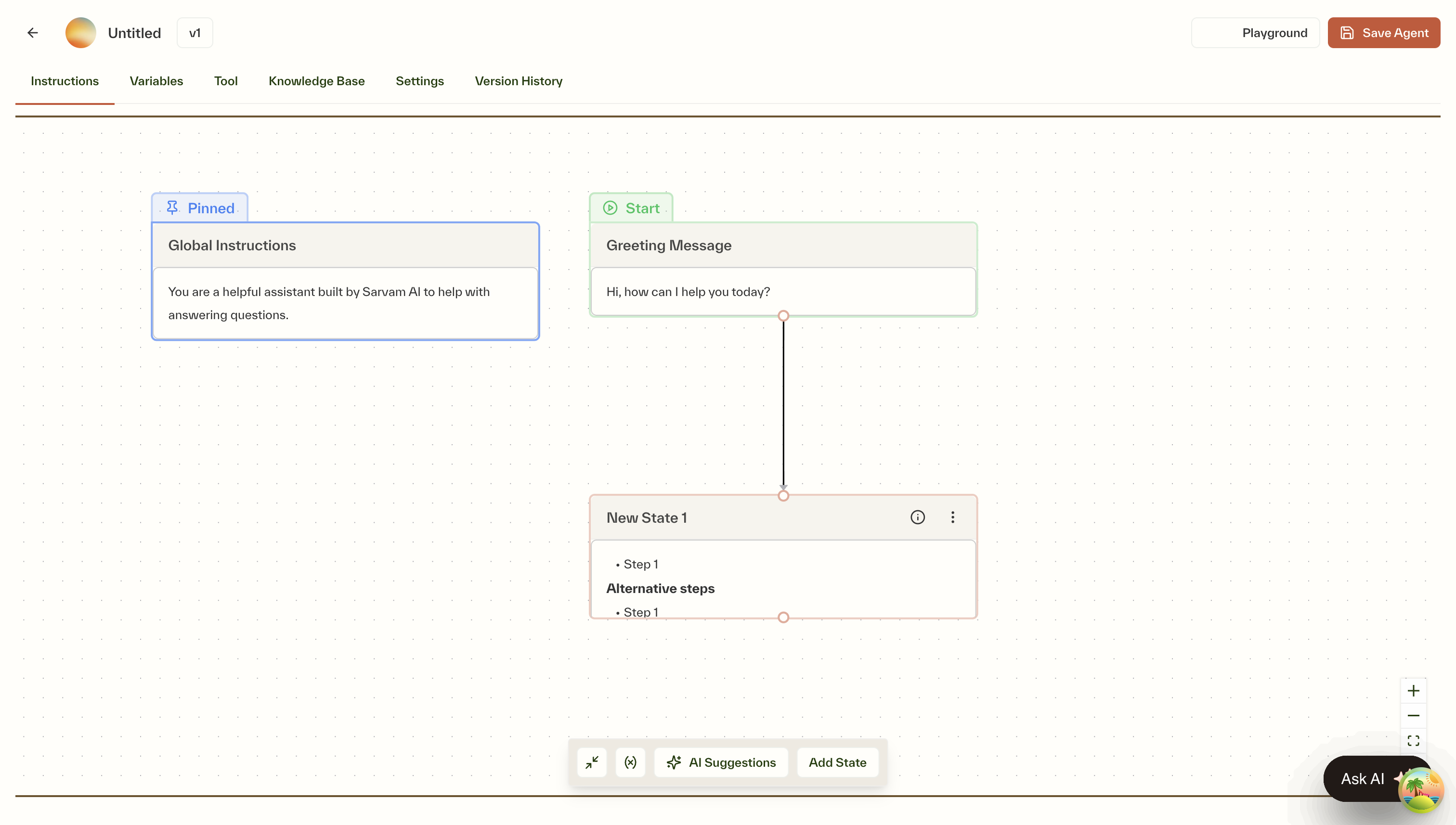 Flow Builder Interface